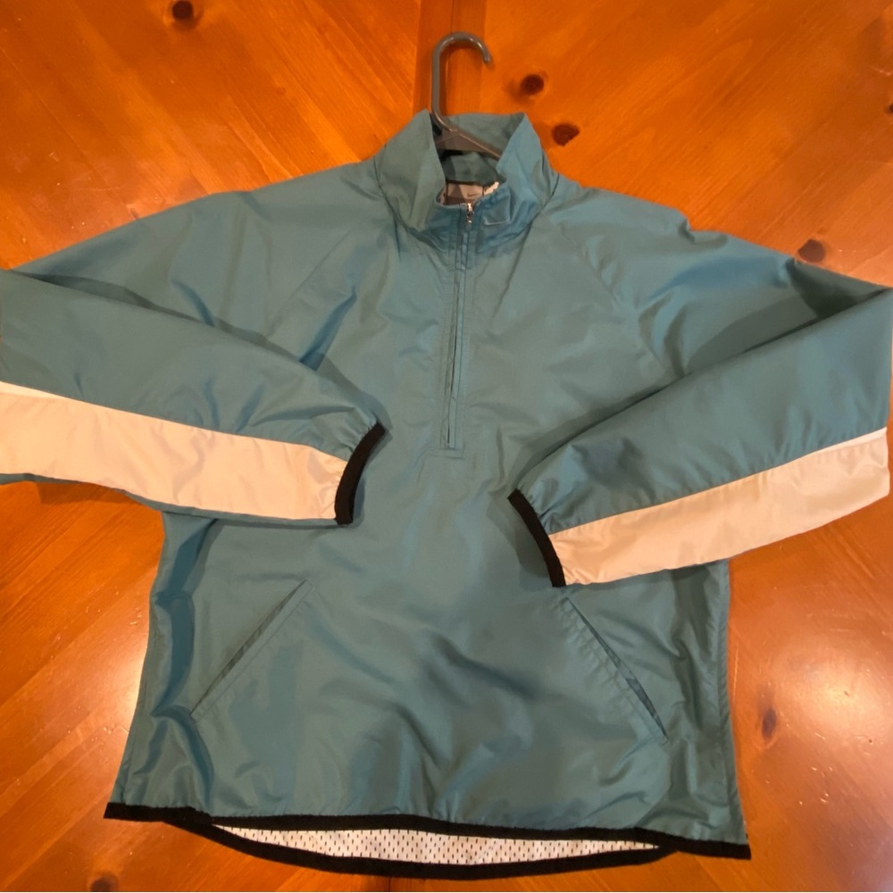 Nike Teal and tan Pullover Jacket
